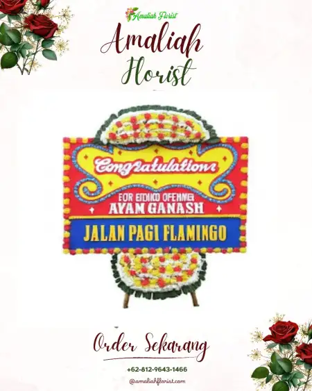 Sewa Papan Bunga Gilang